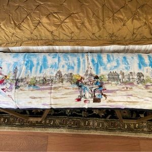 NWOT Long Parisienne Scene Scarf
